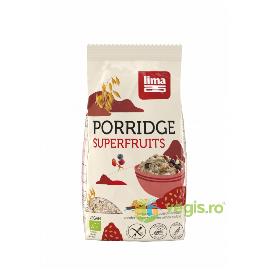 Porridge Express cu Superfructe fara Gluten Ecologic/Bio 350g