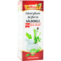 Extract Gliceric de Galbenele fara Alcool 50ml ADNATURA