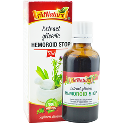 Extract Gliceric Hemoroid Stop fara Alcool 50ml ADNATURA