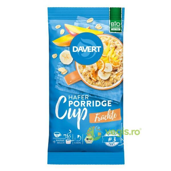 Porridge cu Fructe Ecologic/Bio 65g, DAVERT, Fulgi, Musli, 1, Vegis.ro