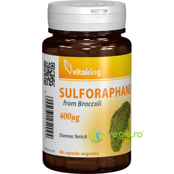Sulforaphane de Broccoli (Germeni de Brocoli) 60cps, VITAKING, Capsule, Comprimate, 1, Vegis.ro