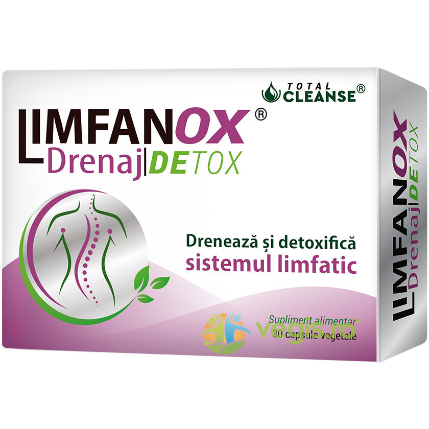 Limfanox Drenaj Detox 750mg 30cps 30cps Remedii
