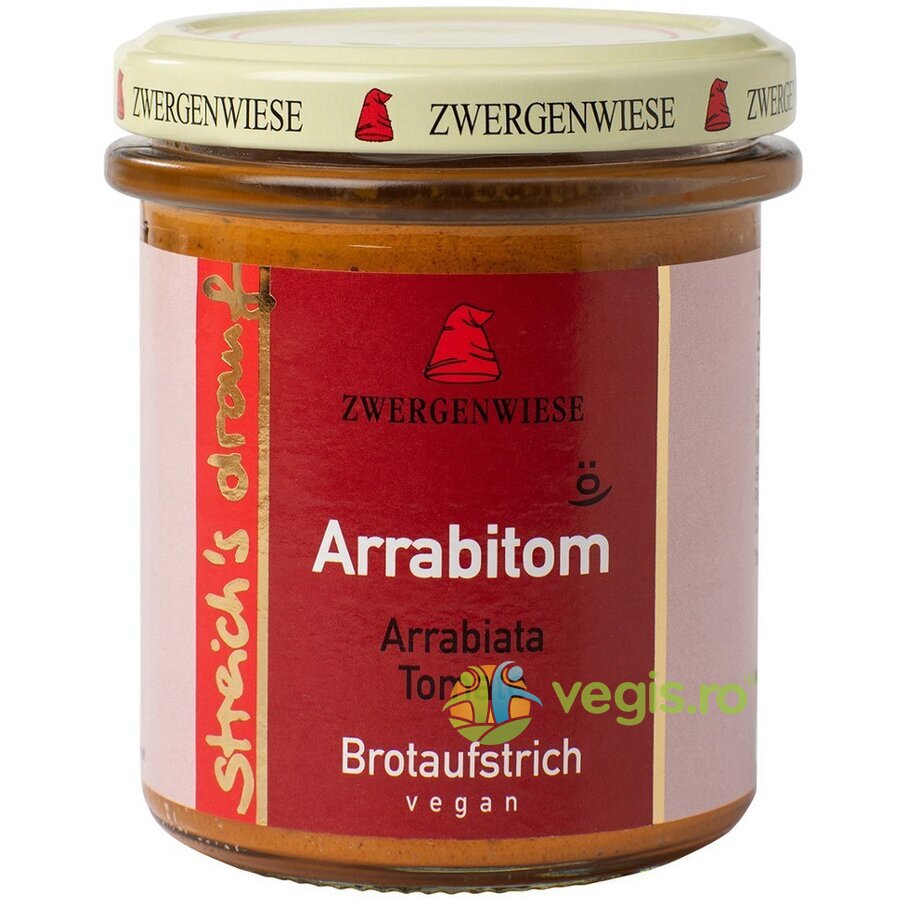 Crema Tartinabila cu Arrabiata si Tomate fara Gluten Arrabitom Ecologica/Bio 160g