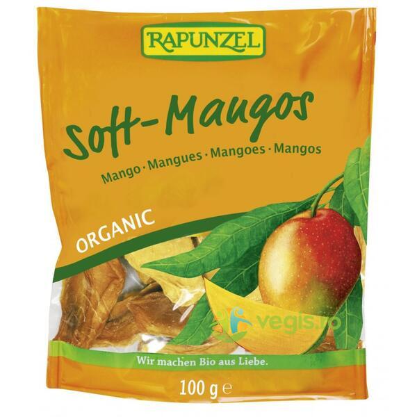 Mango Soft Ecologic/Bio 100g, RAPUNZEL, Fructe uscate, 1, Vegis.ro