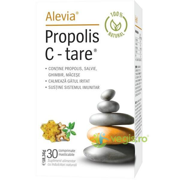 Propolis C-tare 100% Natural 30cps, ALEVIA, Capsule, Comprimate, 1, Vegis.ro