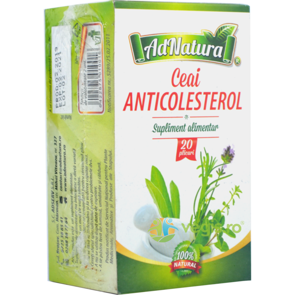 Anticolesterol 20dz, ADNATURA, Ceaiuri doze, 1, Vegis.ro
