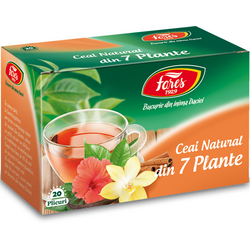 Ceai Natural Din 7 Plante  20dz FARES