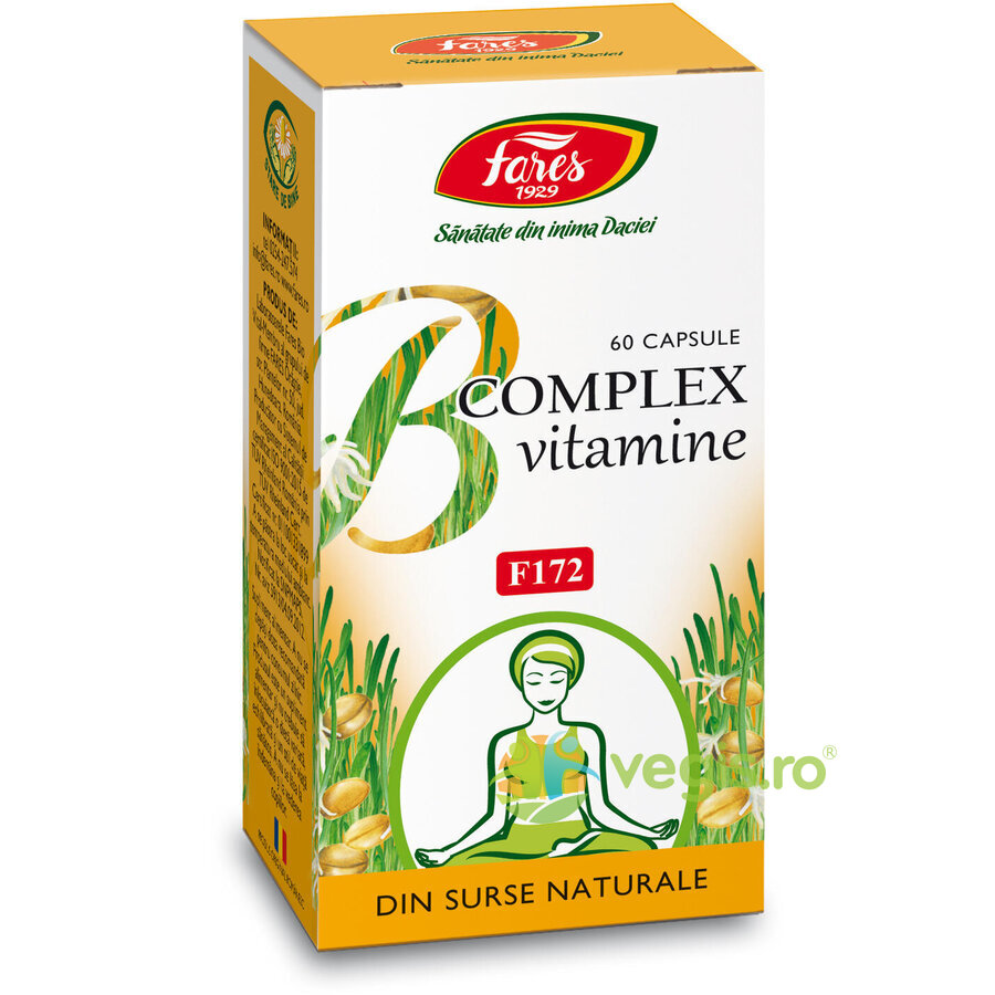 B Complex Vitamine Naturale (F172) 60cps FARES