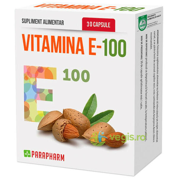 Vitamina E-100 30cps, QUANTUM PHARM, Capsule, Comprimate, 1, Vegis.ro