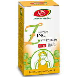 Zinc + Vitamina D3 (F180) 30cps FARES