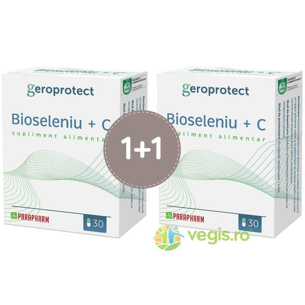 Pachet Bioseleniu + Vitamina C 30cps+30cps, QUANTUM PHARM, Pachete 1+1, 1, Vegis.ro