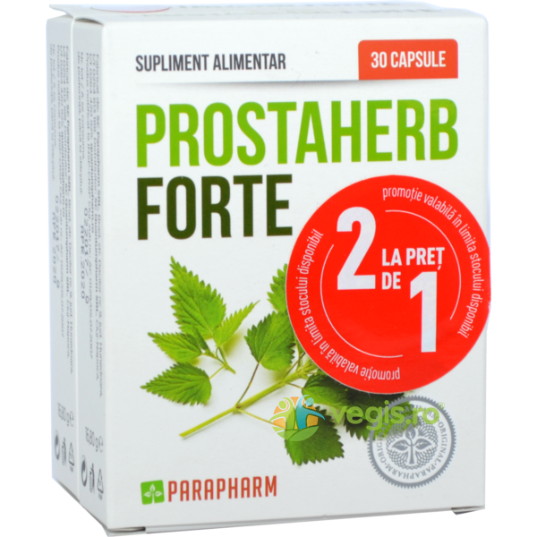 Pachet Prostaherb Forte 30cps+30cps, QUANTUM PHARM, Pentru Barbati, 1, Vegis.ro