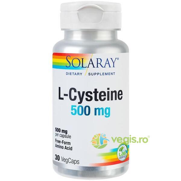 L-CYSTEINE 500MG 30cps (L-Cisteina) Secom,, SOLARAY, Remedii Capsule, Comprimate, 1, Vegis.ro