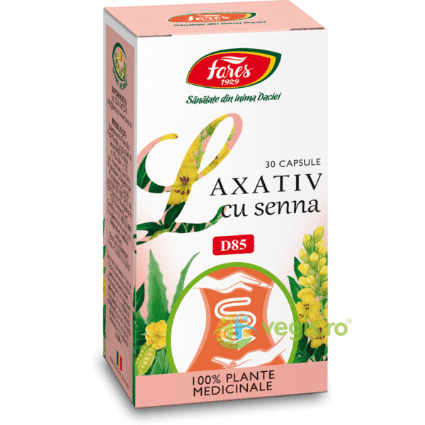 Laxativ cu Senna (D85) 30cps, FARES, Remedii Capsule, Comprimate, 1, Vegis.ro