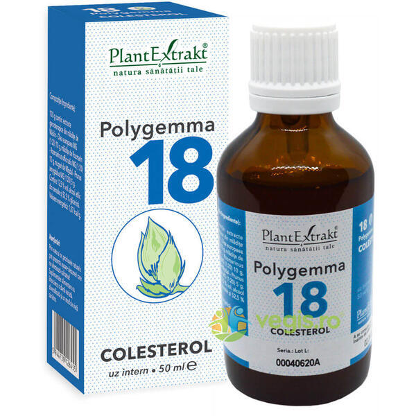 Polygemma 18 (Colesterol) 50ml, PLANTEXTRAKT, Gemoderivate, 1, Vegis.ro
