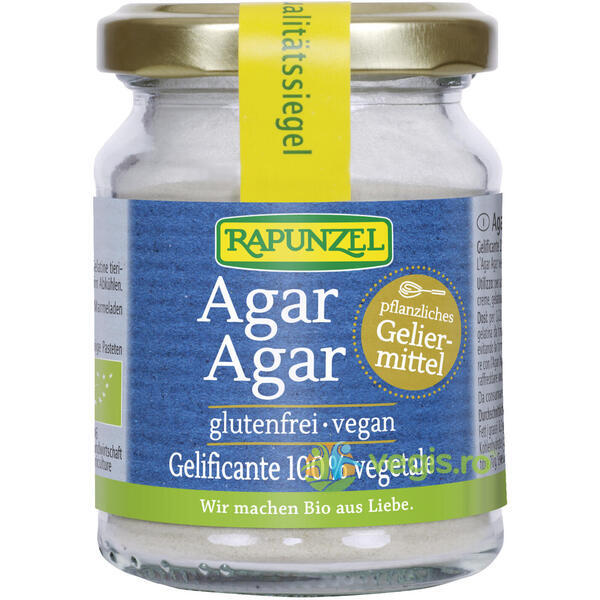 Praf Agar Agar Ecologic/Bio 60g, RAPUNZEL, Produse Vegane, 2, Vegis.ro