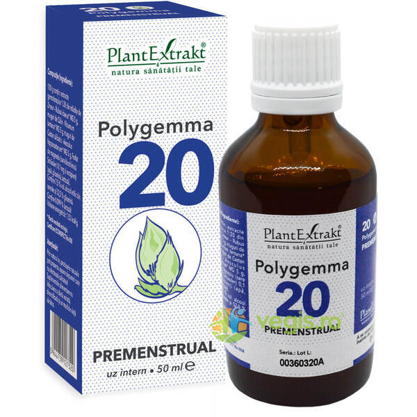 Polygemma 20 (Premenstrual) 50ml, PLANTEXTRAKT, Gemoderivate, 1, Vegis.ro
