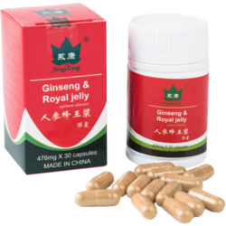 Ginseng + Royal Jelly 476mg 30cps YONG KANG