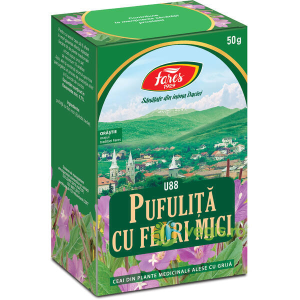 Ceai Pufulita cu Flori Mici (U88) 50g, FARES, Ceaiuri vrac, 1, Vegis.ro