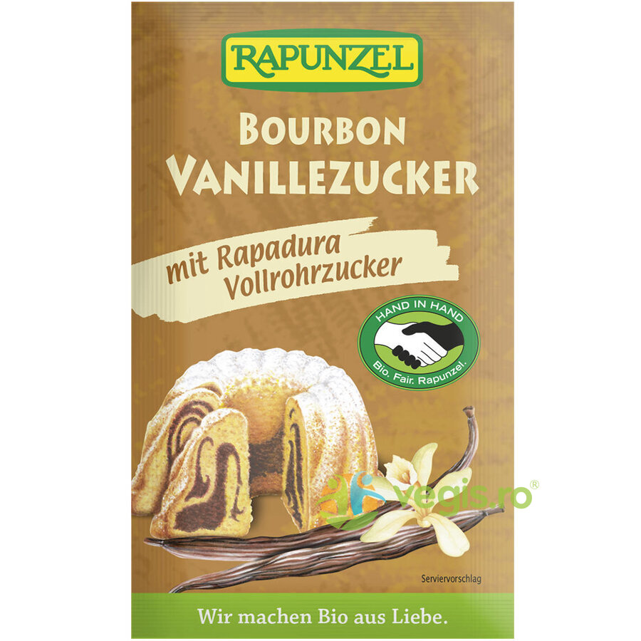 Zahar De Vanilie Bourbon Integral Ecologic/Bio 8g Bourbon Condimente, sare