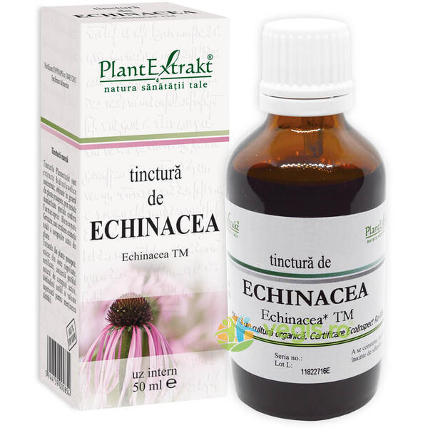 Tinctura Echinacea 50ml, PLANTEXTRAKT, Gemoderivate, 1, Vegis.ro