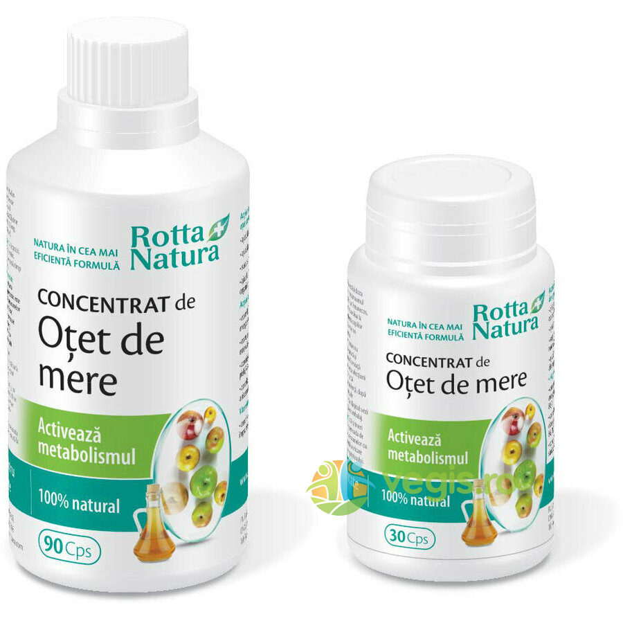 Pachet Otet Mere Concentrat Metabolism Activ 90cps+30cps Rotta Natura
