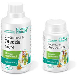 Pachet Otet Mere Concentrat Metabolism Activ 90cps+30cps ROTTA NATURA