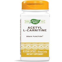 Acetyl L-Carnitine (Acetil L-Carnitina) 500mg 60cps Secom, NATURE'S  WAY