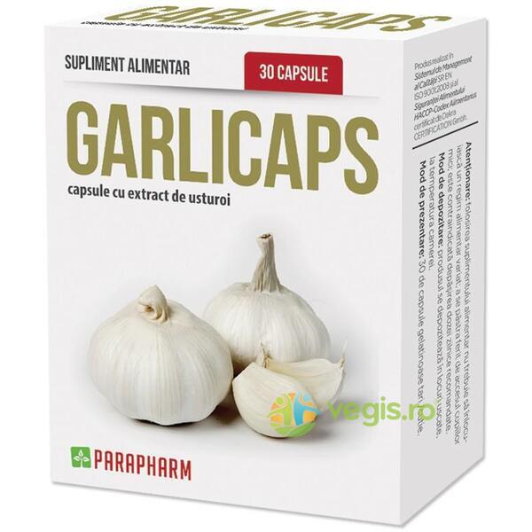 Garlicaps - Capsule Cu Extract De Usturoi 30cps, QUANTUM PHARM, Capsule, Comprimate, 1, Vegis.ro