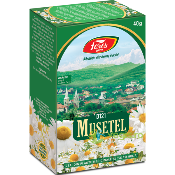 Ceai Musetel Flori (D121) 40g, FARES, Ceaiuri vrac, 1, Vegis.ro