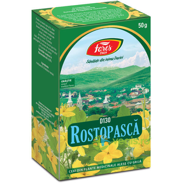 Ceai Rostopasca (D130) 50g, FARES, Ceaiuri vrac, 1, Vegis.ro