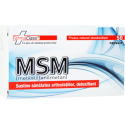 MSM 600mg (Metilsulfonilmetan) 50cps FARMACLASS