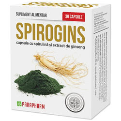 Spirogins - Spirulina si Ginseng 30cps QUANTUM PHARM