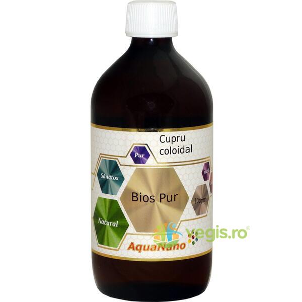Cupru Coloidal Bios Pur 480ml, AGHORAS, Vitamine, Minerale & Multivitamine, 1, Vegis.ro