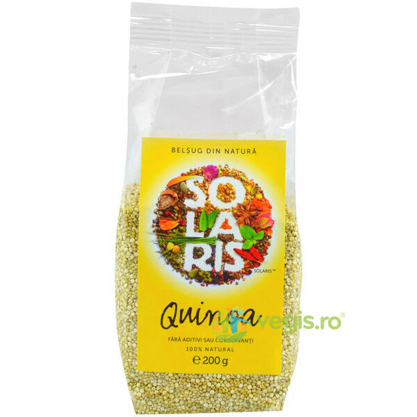 Quinoa 200gr, SOLARIS, Cereale boabe, 1, Vegis.ro