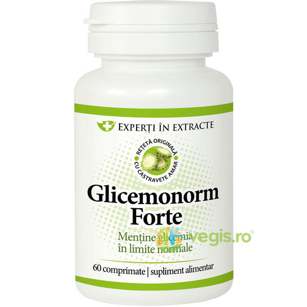 Glicemonorm Forte 60Cpr, DACIA PLANT, Capsule, Comprimate, 1, Vegis.ro