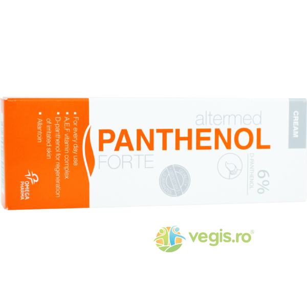 Panthenol Forte Crema 6% 30g, HIPOCRATE, Unguente, Geluri Naturale, 1, Vegis.ro
