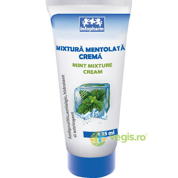 Mixtura Mentolata Crema 35ml, INFOPHARM, Unguente, Geluri Naturale, 1, Vegis.ro