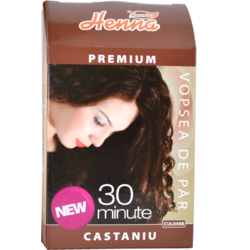 Henna Premium Castaniu 60g KIAN COSMETICS