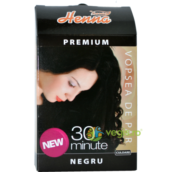 Henna Premium Negru 60g, KIAN COSMETICS, Cosmetice Par, 1, Vegis.ro