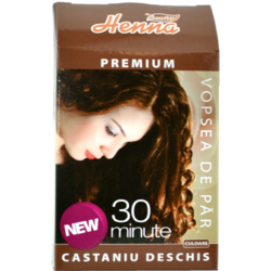 Henna Premium Castaniu Deschis 60g KIAN COSMETICS