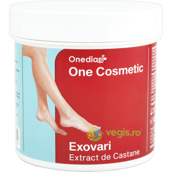 Crema Exovari pentru Picioare cu Castane One Cosmetic 250ml, ONEDIA, Unguente, Geluri Naturale, 1, Vegis.ro