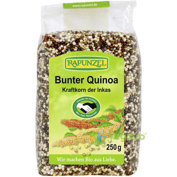Quinoa Colorata Ecologica/Bio 250g, RAPUNZEL, Produse BIO, 1, Vegis.ro