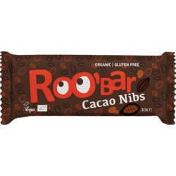 Baton cu Miez de Cacao si Migdale Raw Ecologic/Bio 30g ROOBAR