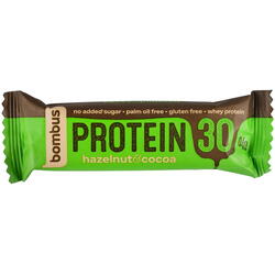 Baton Proteic cu Alune si Cacao (30% Proteine) 50g BOMBUS
