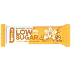 Baton Proteic Low Sugar cu Vanilie si Ciocolata fara Gluten 40g BOMBUS