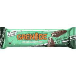 Baton Proteic cu Aroma de Ciocolata Neagra si Menta Grenade 60g GNC