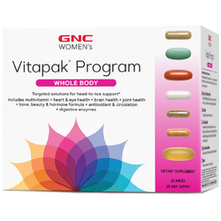 Complex de Multivitamine pentru Sustinerea Intregului Organism Vitapak Program 30buc GNC