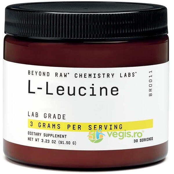 L-Leucina Beyond Raw Chemistry Labs 91.50g, GNC, Pulberi & Pudre, 2, Vegis.ro