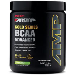 Formula Avansata de BCAA cu Aroma de Mere Verzi Pro Performance Amp Gold Series 337.5g GNC
